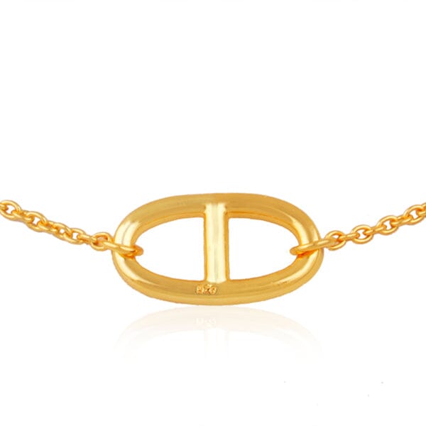18k Vermeil T-bar Link Bracelet Bracelet Barnbury 