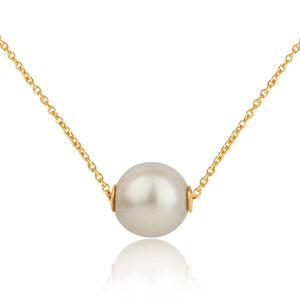 18ct Gold Vermeil Freshwater Bead Pearl Necklace - Barnbury