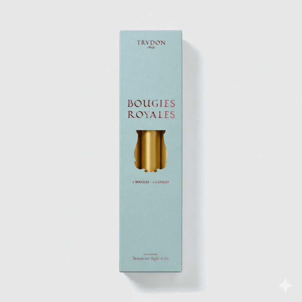 6 Trudon Gold Royales Candles Candles Trudon 
