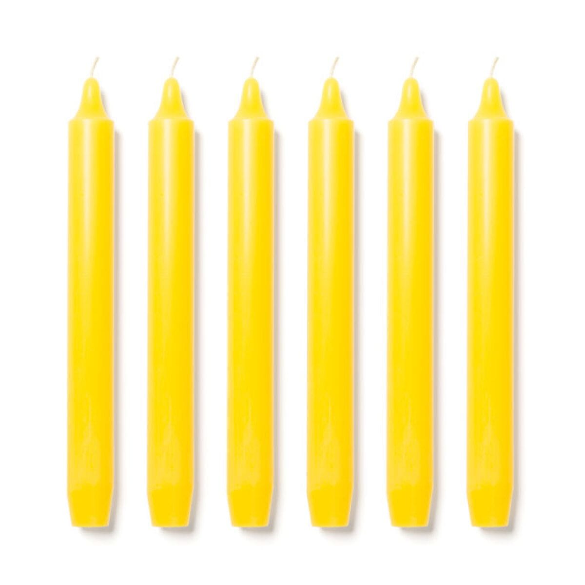 6 Trudon Yellow Madeleine Candles - BARNBURY