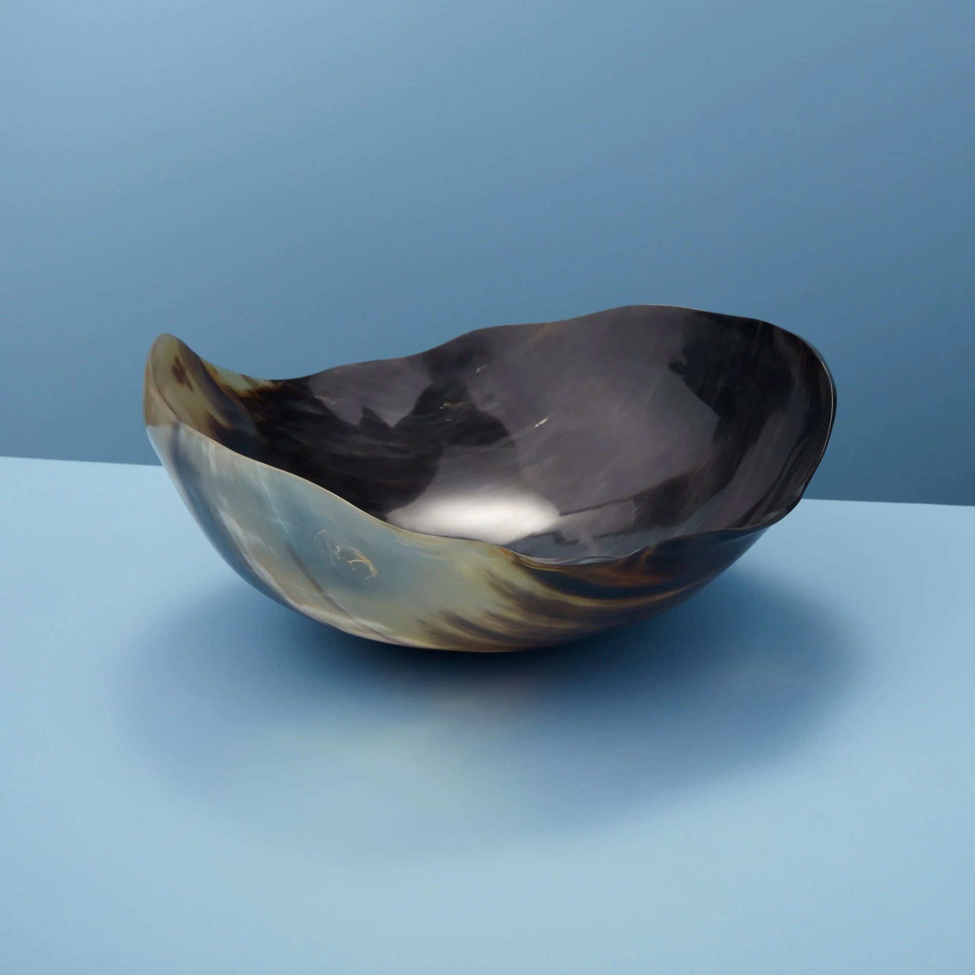 Horn Bowl with Freeform Rim - Barnbury