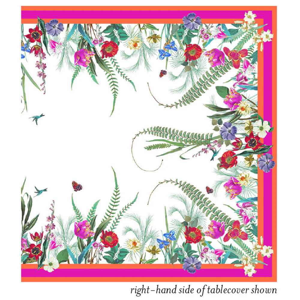 Caspari La Dolce Vita Fabric Table Cover