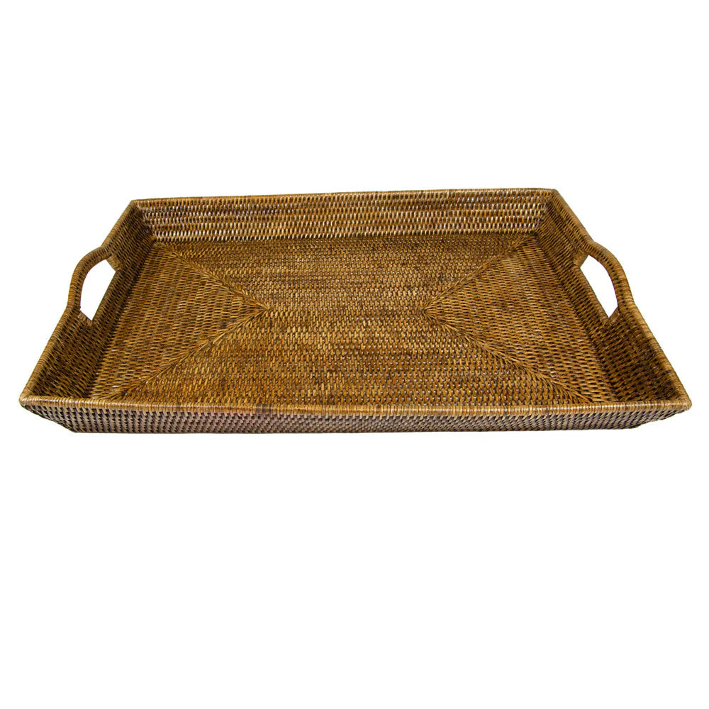 Caspari Rattan Tray - Extra Large