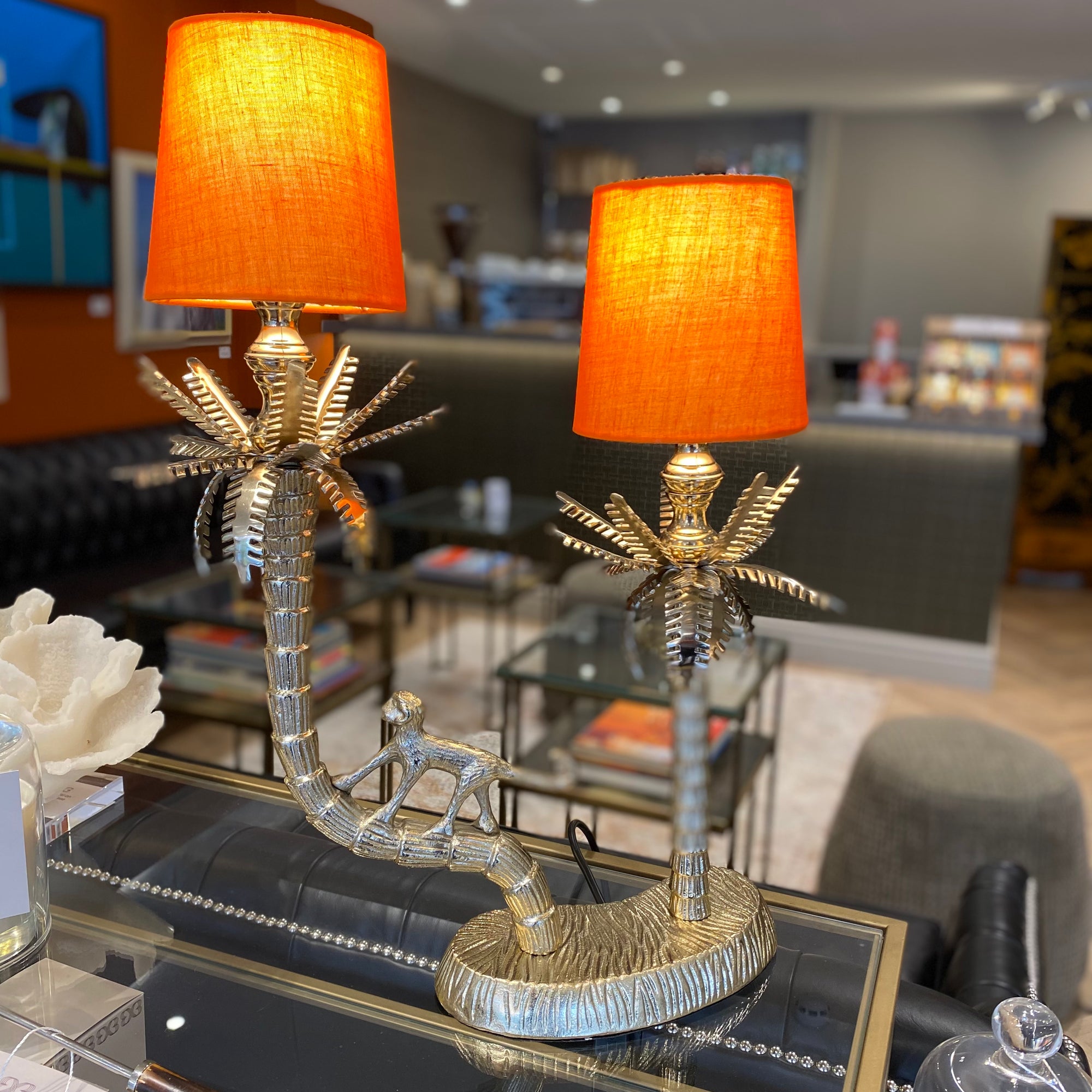 Antigua Lamp with Shades