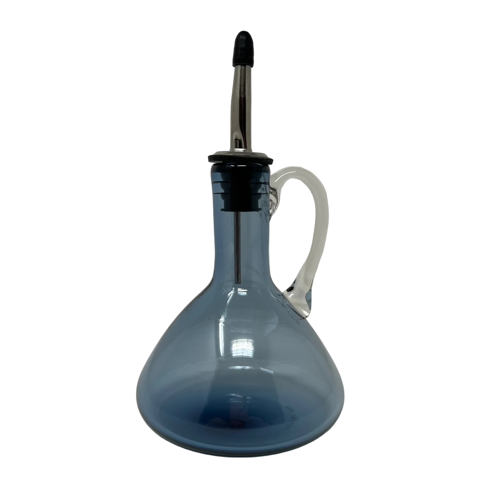 Handmade Blue Glass Oil Pourer