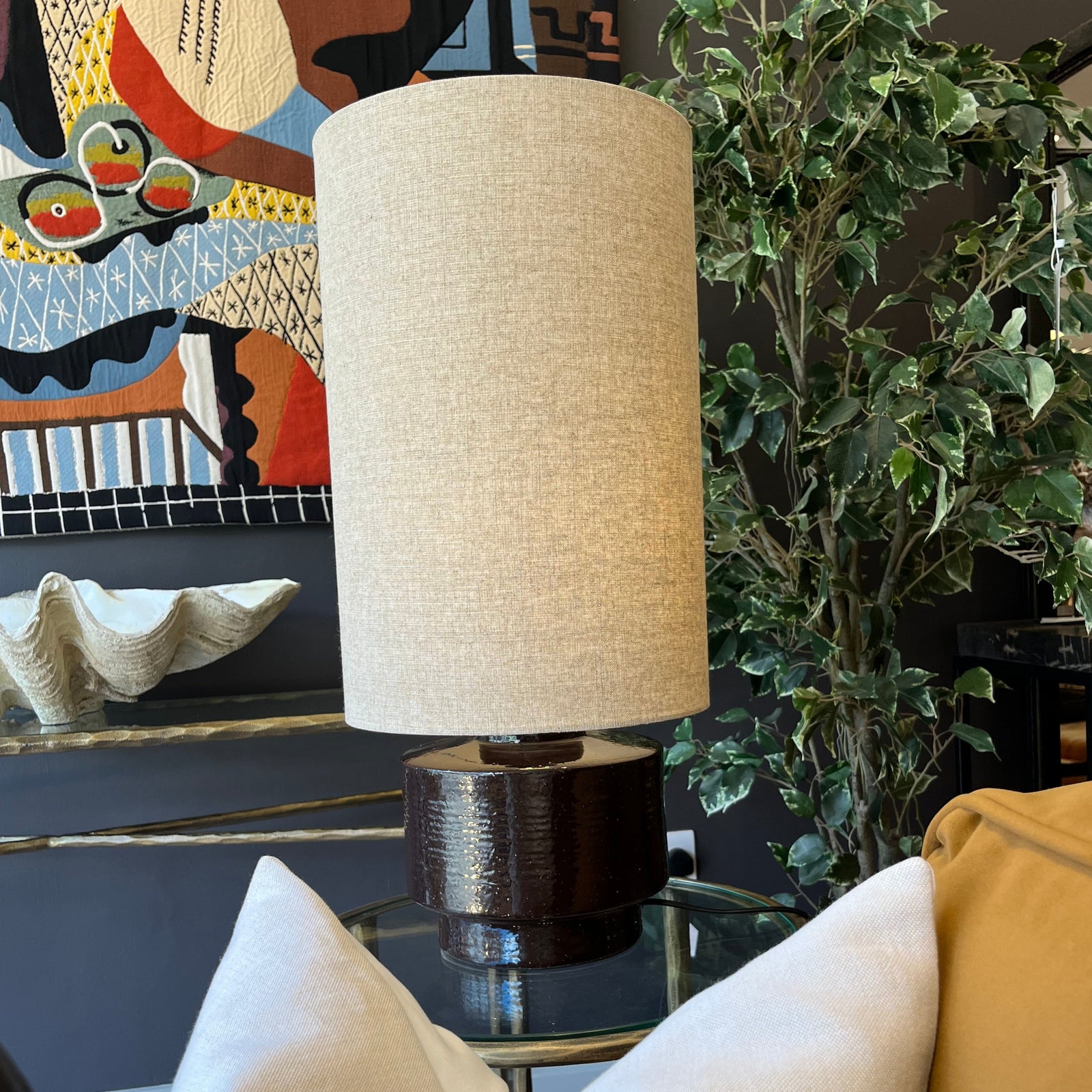 Shoreditch Table Lamp - Chocolate
