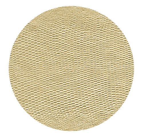 Caspari Round Faux Lizard Coasters - Set of 8
