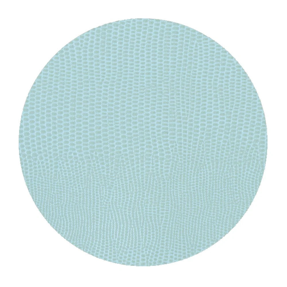 Caspari Round Faux Lizard Coasters - Set of 8