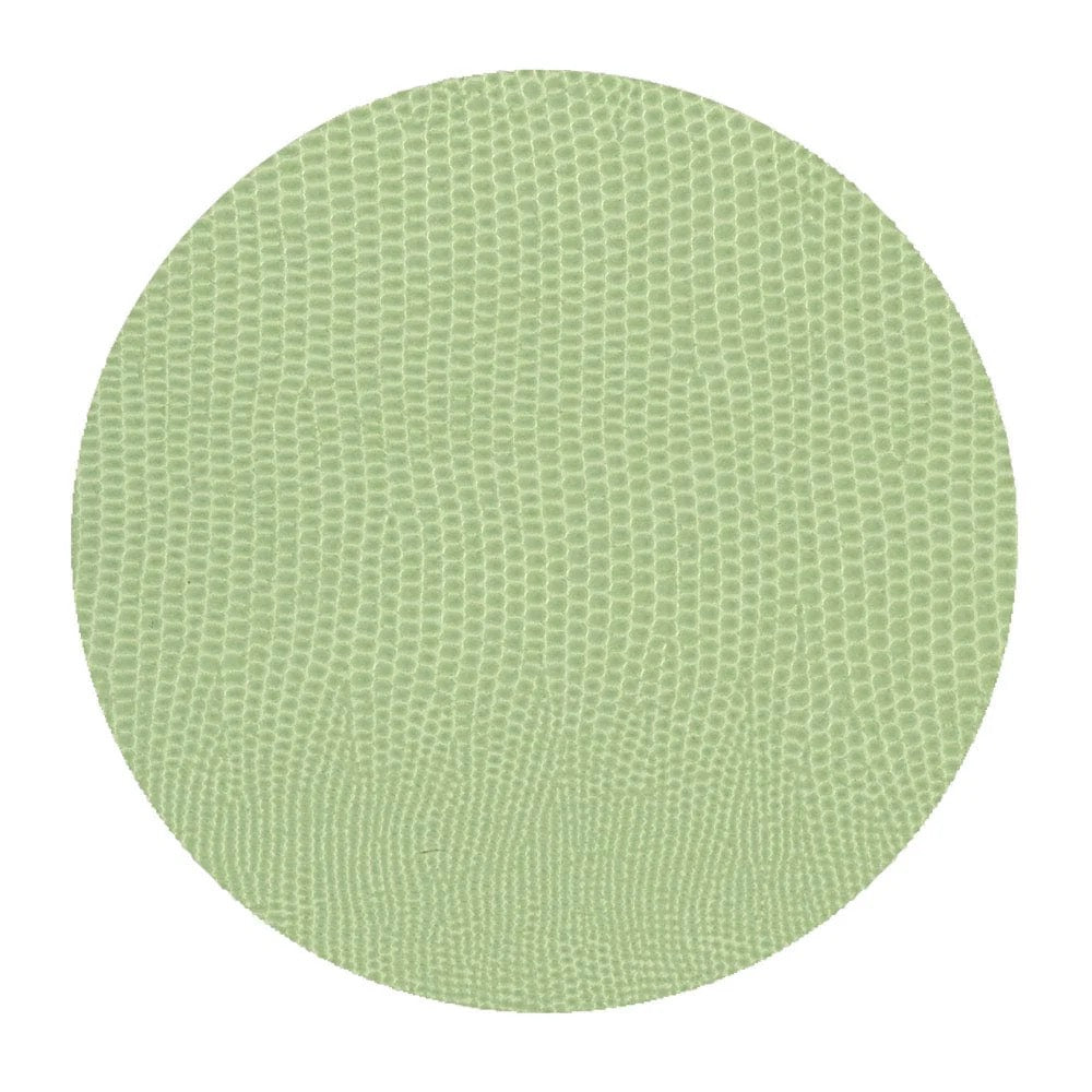 Caspari Round Faux Lizard Coasters - Set of 8