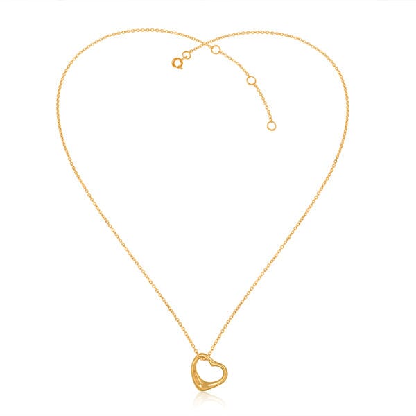 18ct Gold Vermeil Heart Necklace - Barnbury