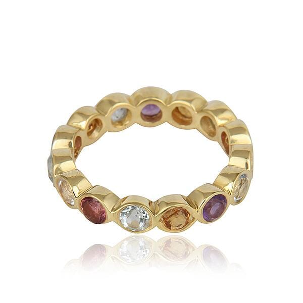18ct Vermeil Multi Gemstone Ring Ring Barnbury 