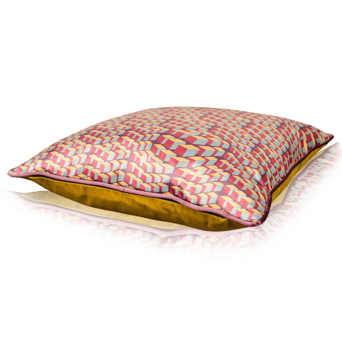 Soho Cushion with Velvet Backing Cushion Barnbury 