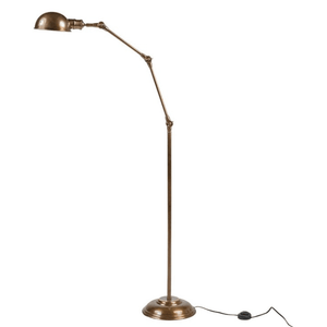 Aged Brass Nova Floor Lamp - Barnbury