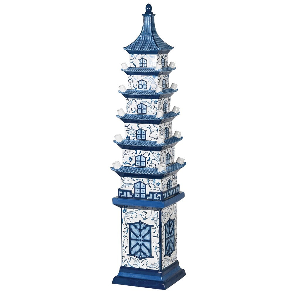 Blue and White Tulipaire Vases Barnbury 