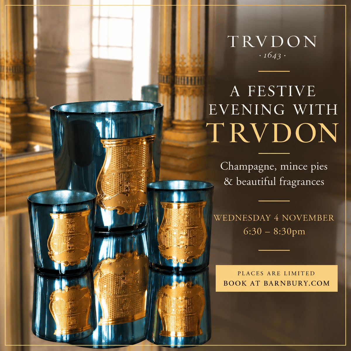 A Festive Evening with Trudon | 4 November 2026 - BARNBURY