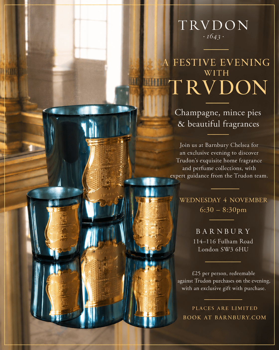 A Festive Evening with Trudon | 4 November 2026 - BARNBURY