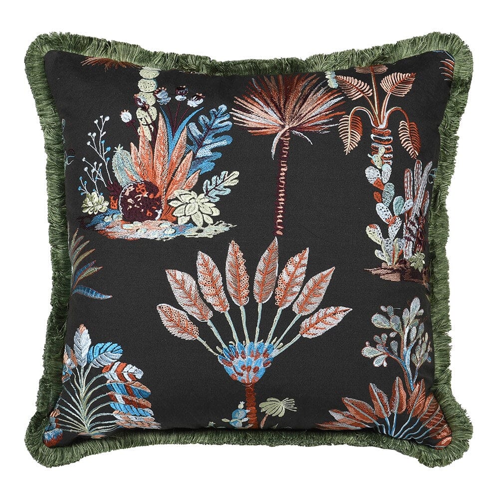 Antigua Embroidered Cushion Cushion Barnbury 