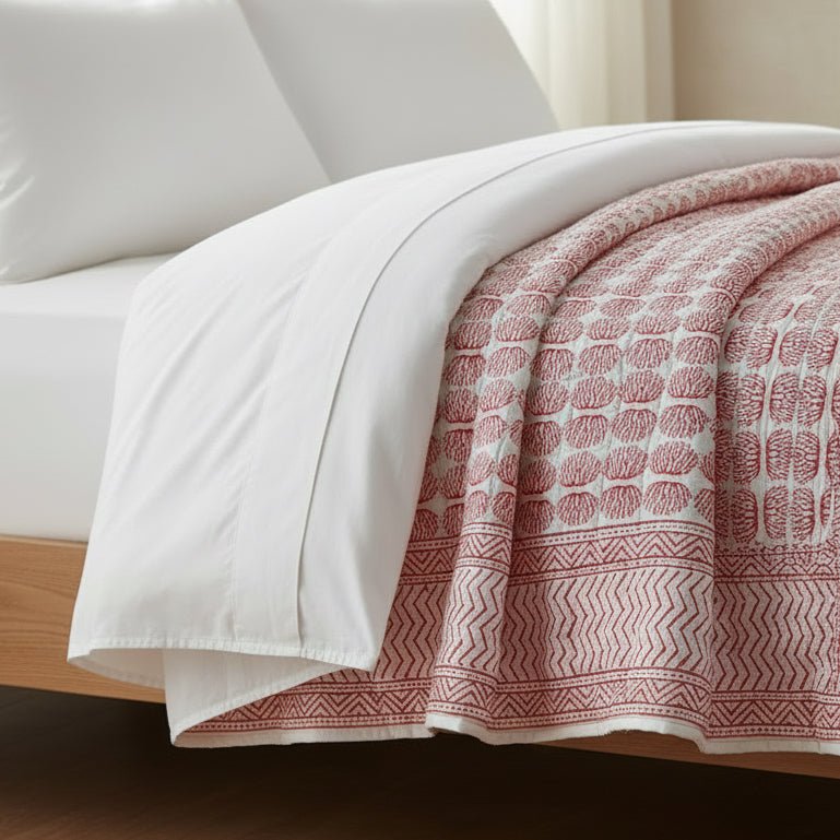 Antigua Super King Bedspread. - BARNBURY