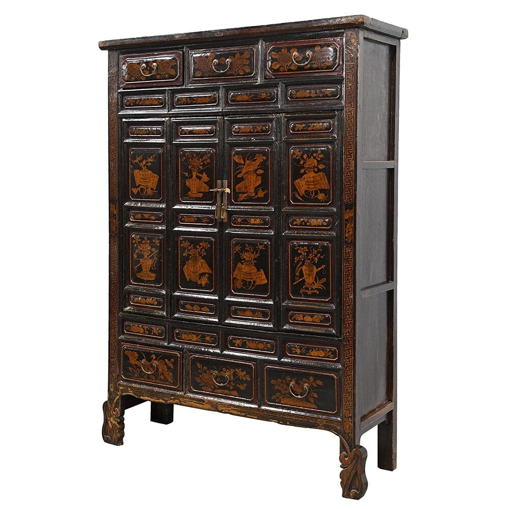 Antique Chinese Lacquered Cabinet Cabinet Barnbury 