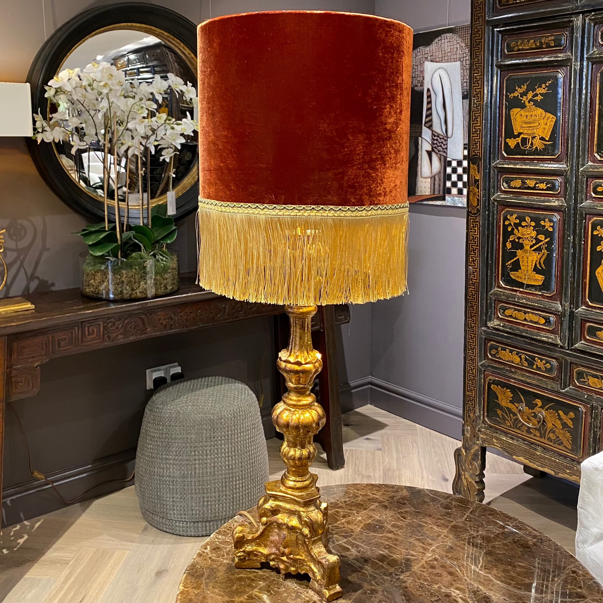 Aspley Table Lamp with Shade Table Lamp Barnbury 
