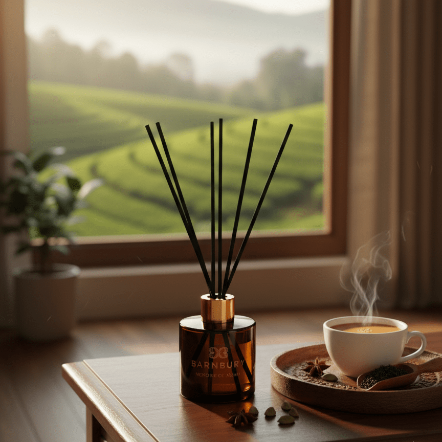 Barnbury Memoirs of Assam Reed Diffuser Home Fragrance Barnbury 