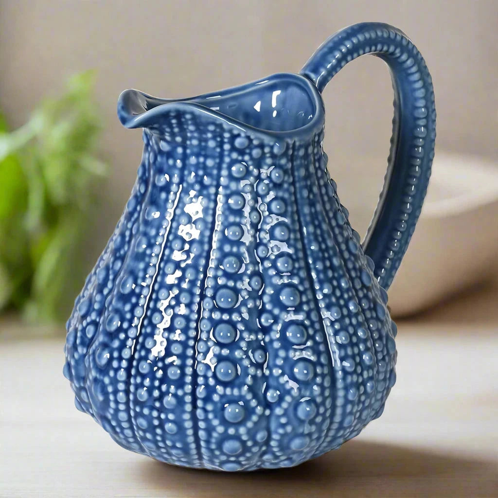 Blue Porcelain Urchin Jug Jug Barnbury 