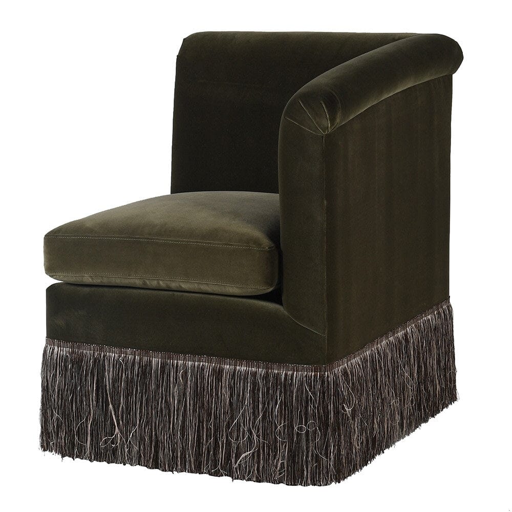 Borghese Velvet Chair (Right) Chair Barnbury 