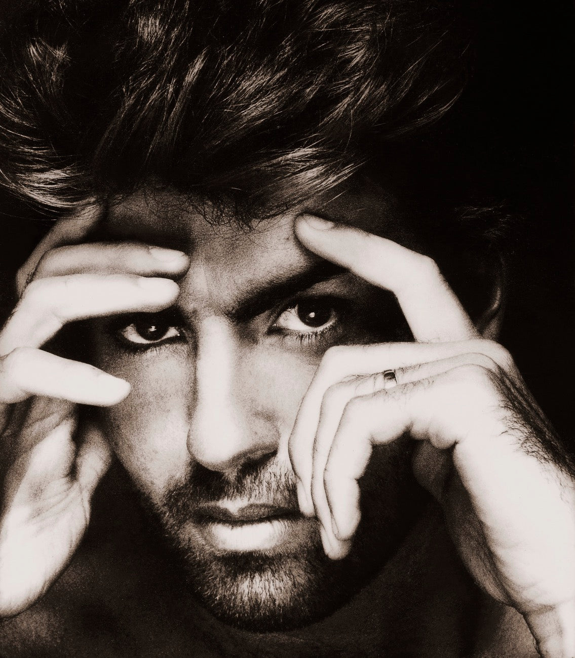 Brian Aris - George Michael, Straight Down The Lens, London, 1987 - BARNBURY