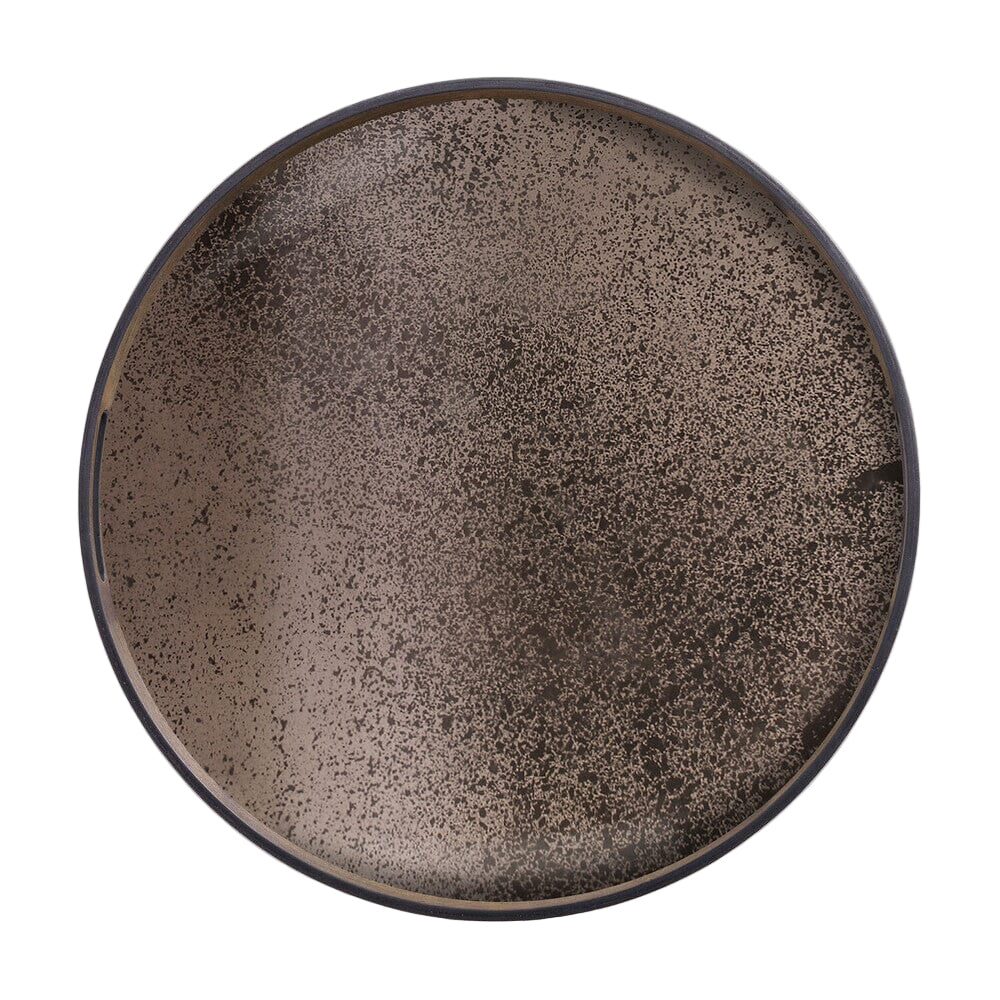 Bronze Aged Mirror Tray Trays Ethnicraft 