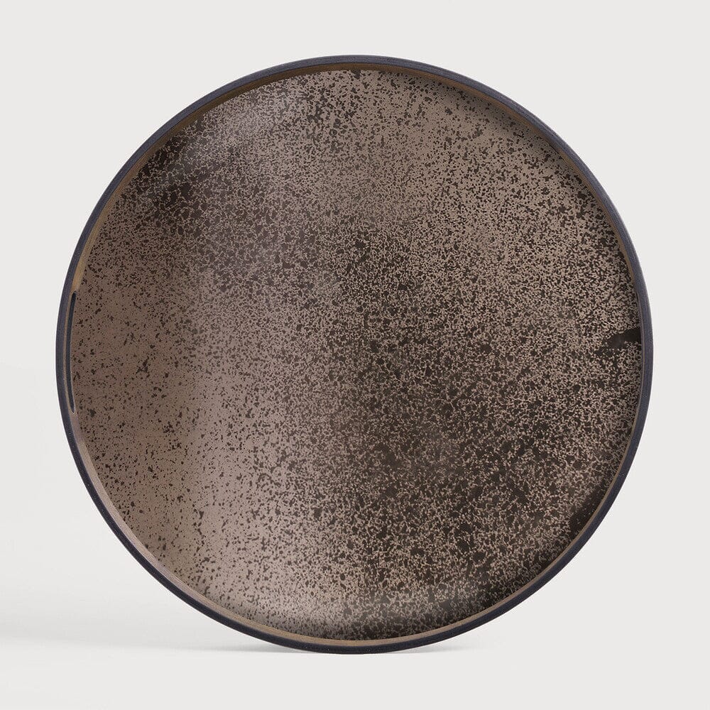 Bronze Aged Mirror Tray Trays Ethnicraft 