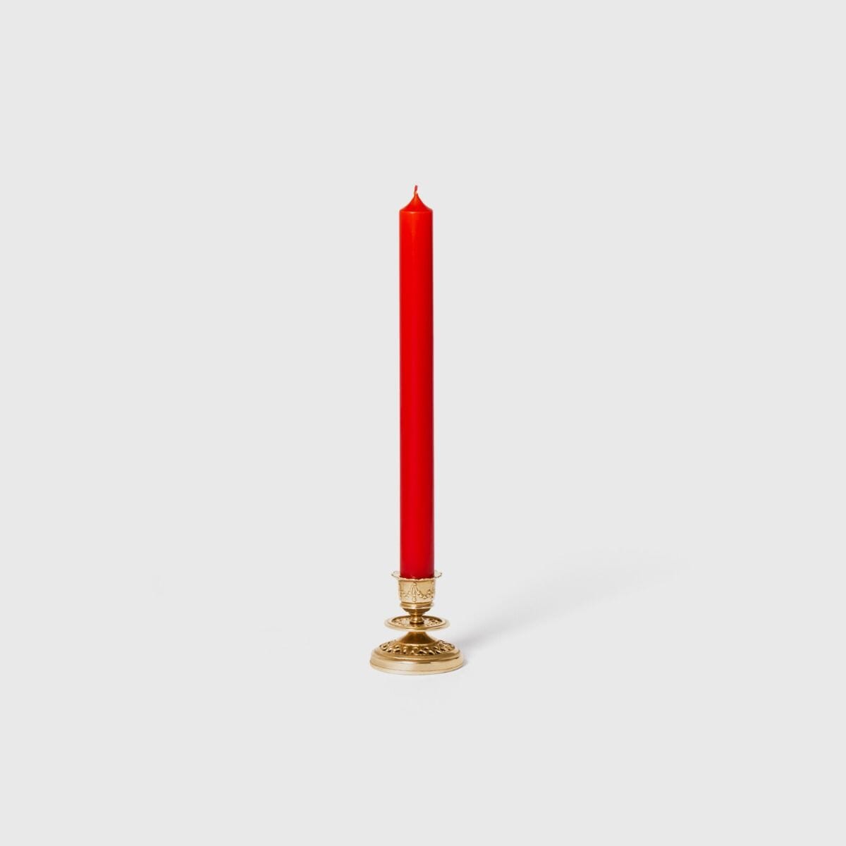 Cire Trudon Gold Plated Chiselled Candlestick - Barnbury