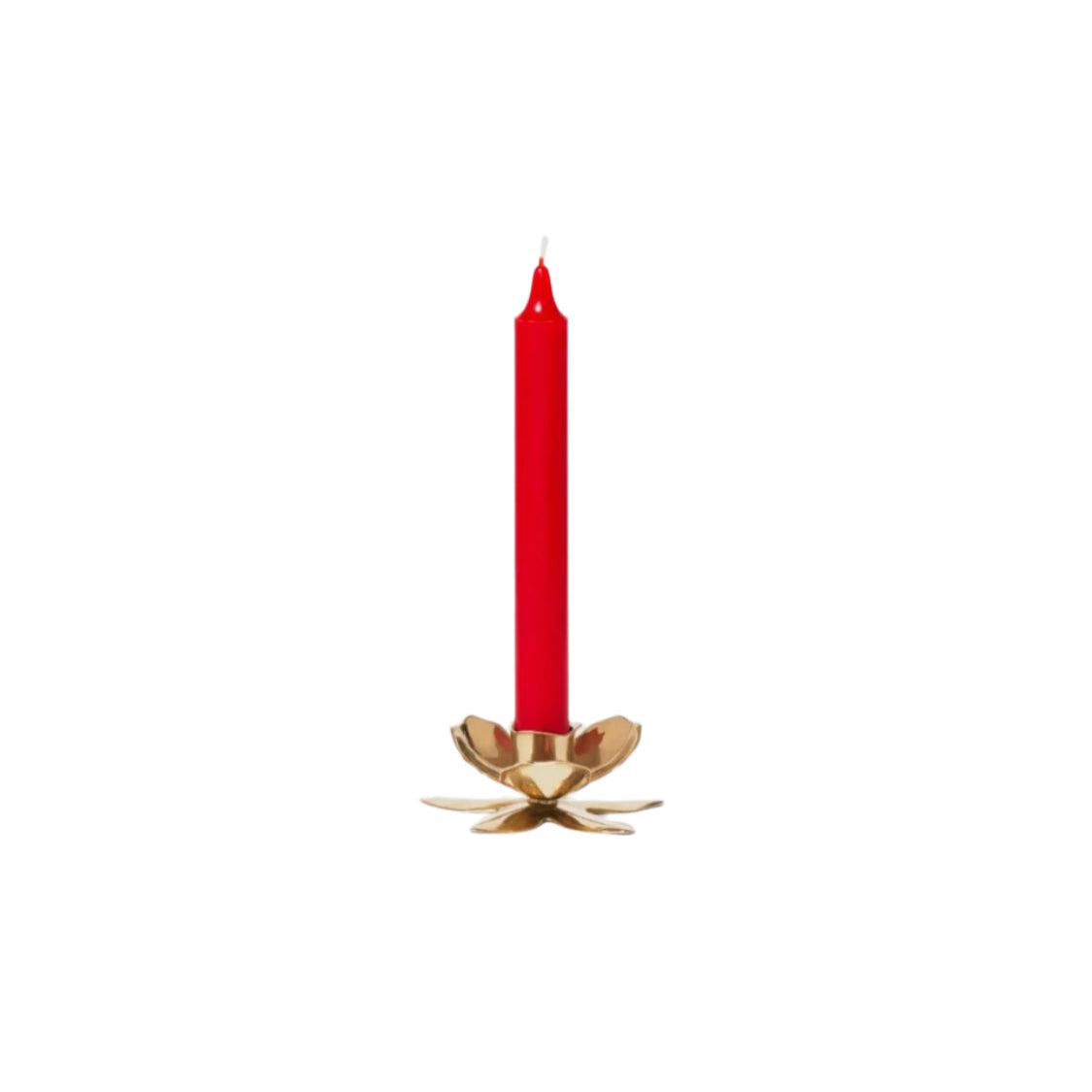 Trudon Gold Plated Flower Candlestick Candle Holder Cire Trudon 