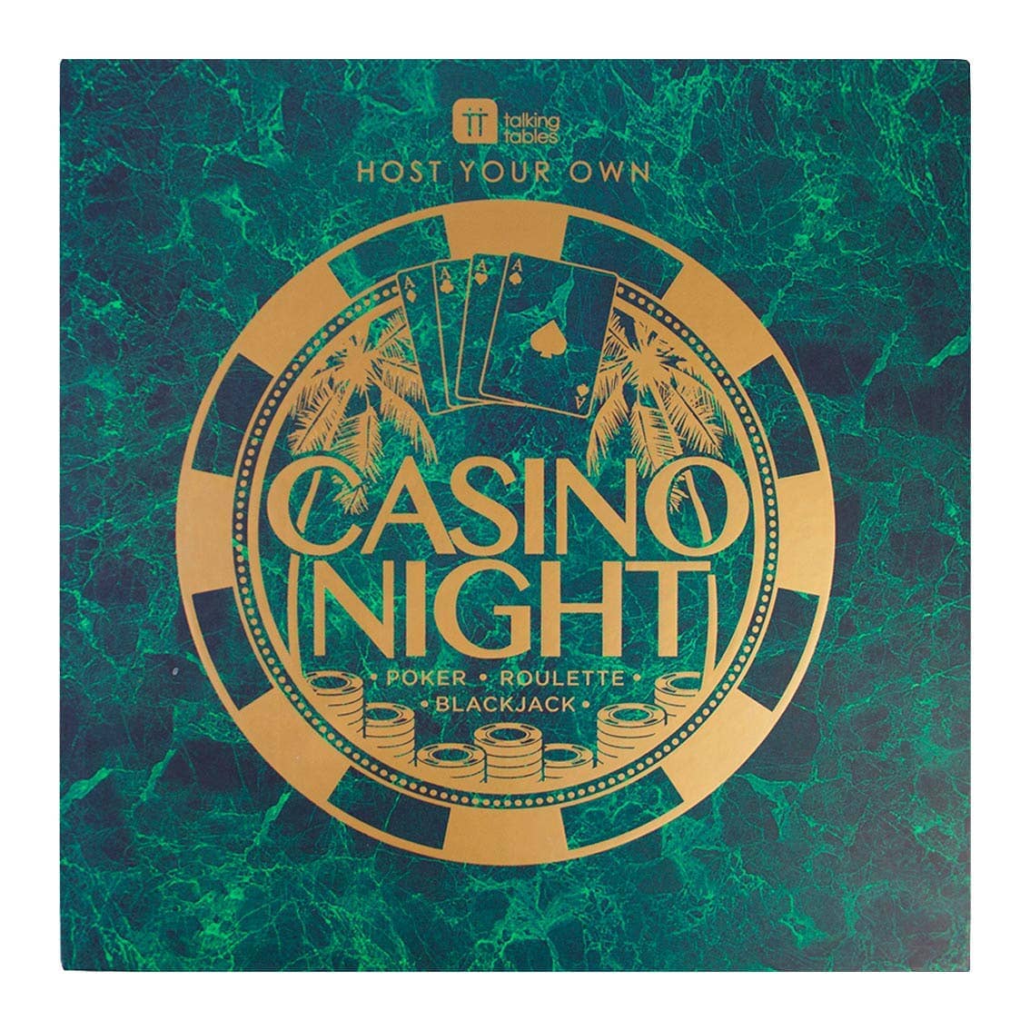 Casino Night Game Kit | Blackjack | Roulette | Games Talking Tables UK 