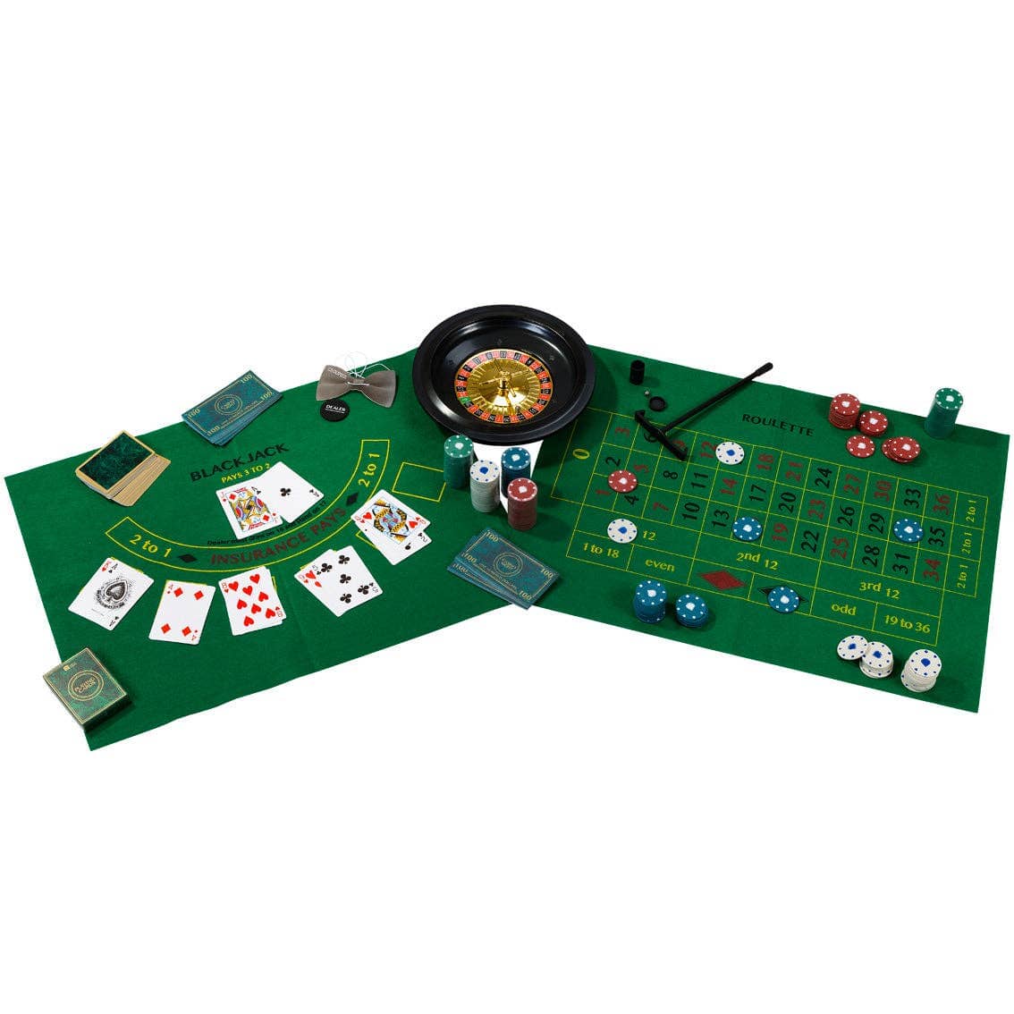 Casino Night Game Kit | Blackjack | Roulette | Games Talking Tables UK 