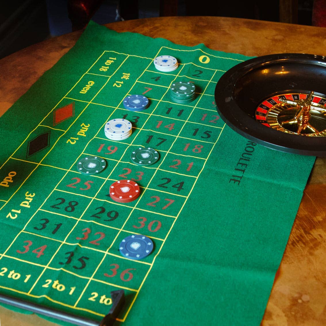 Casino Night Game Kit | Blackjack | Roulette | Games Talking Tables UK 