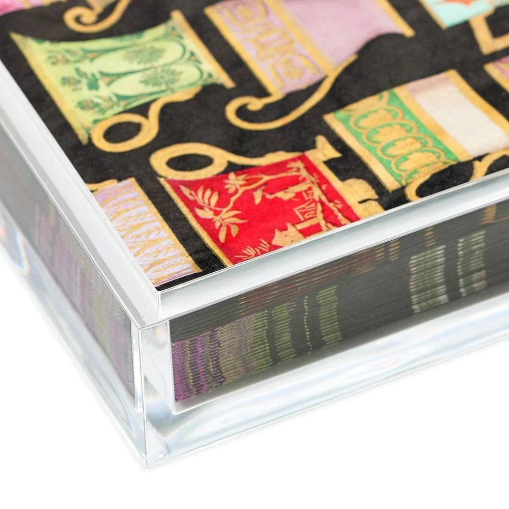 Caspari Acrylic Lunch Napkin Holder - BARNBURY