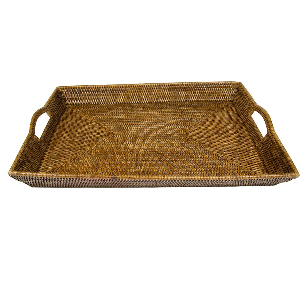Caspari Rattan Tray - Extra Large Tray Caspari 