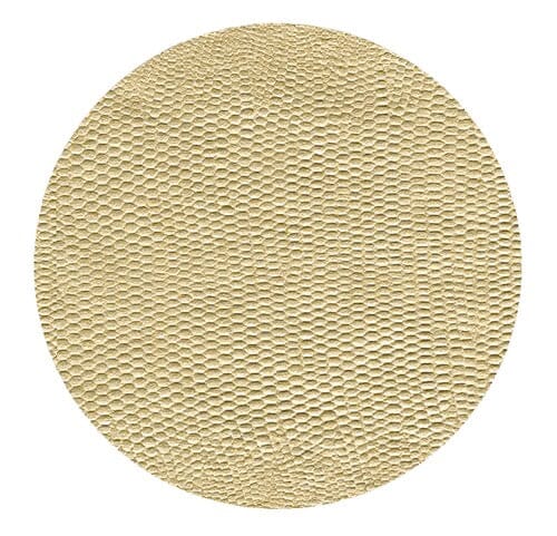 Caspari Round Faux Lizard Coasters - Set of 8 Placemat Caspari Platinum 