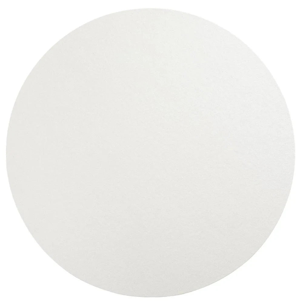 Caspri Round Faux Lizard Placemat Placemat Caspari Cream 