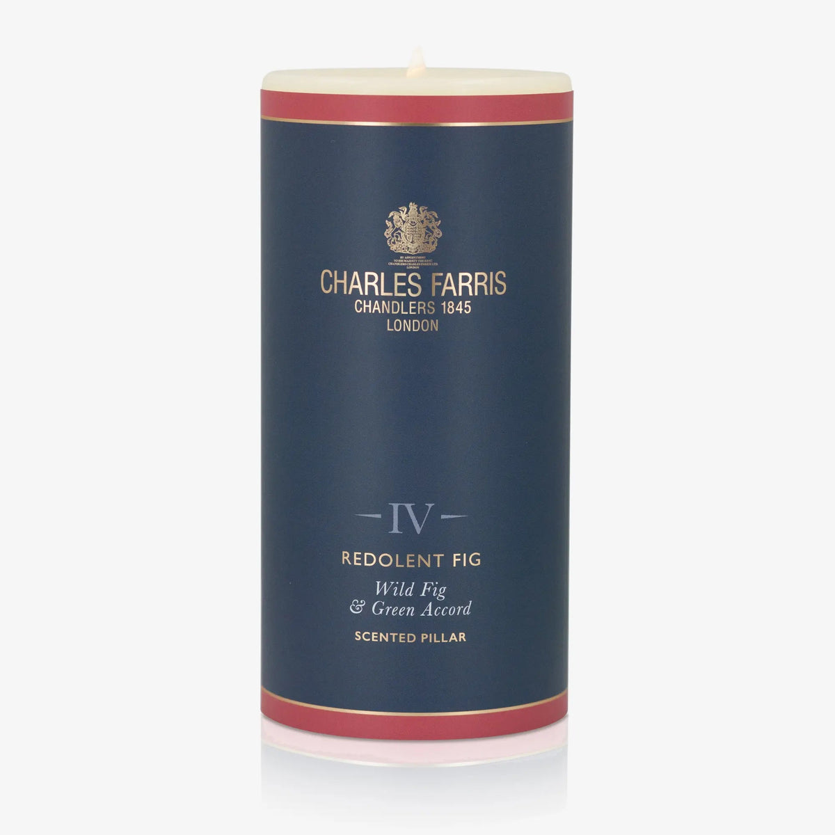 Charles Farris Redolent Fig Scented Pillar Candle - BARNBURY