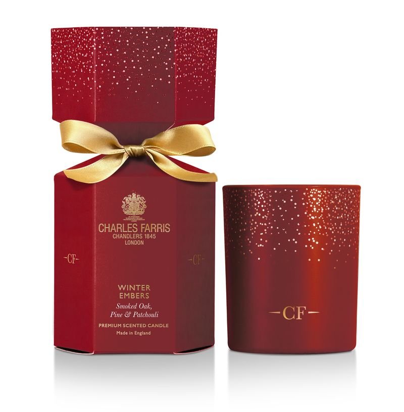 Charles Farris Winter Embers Christmas Cracker Candle - BARNBURY