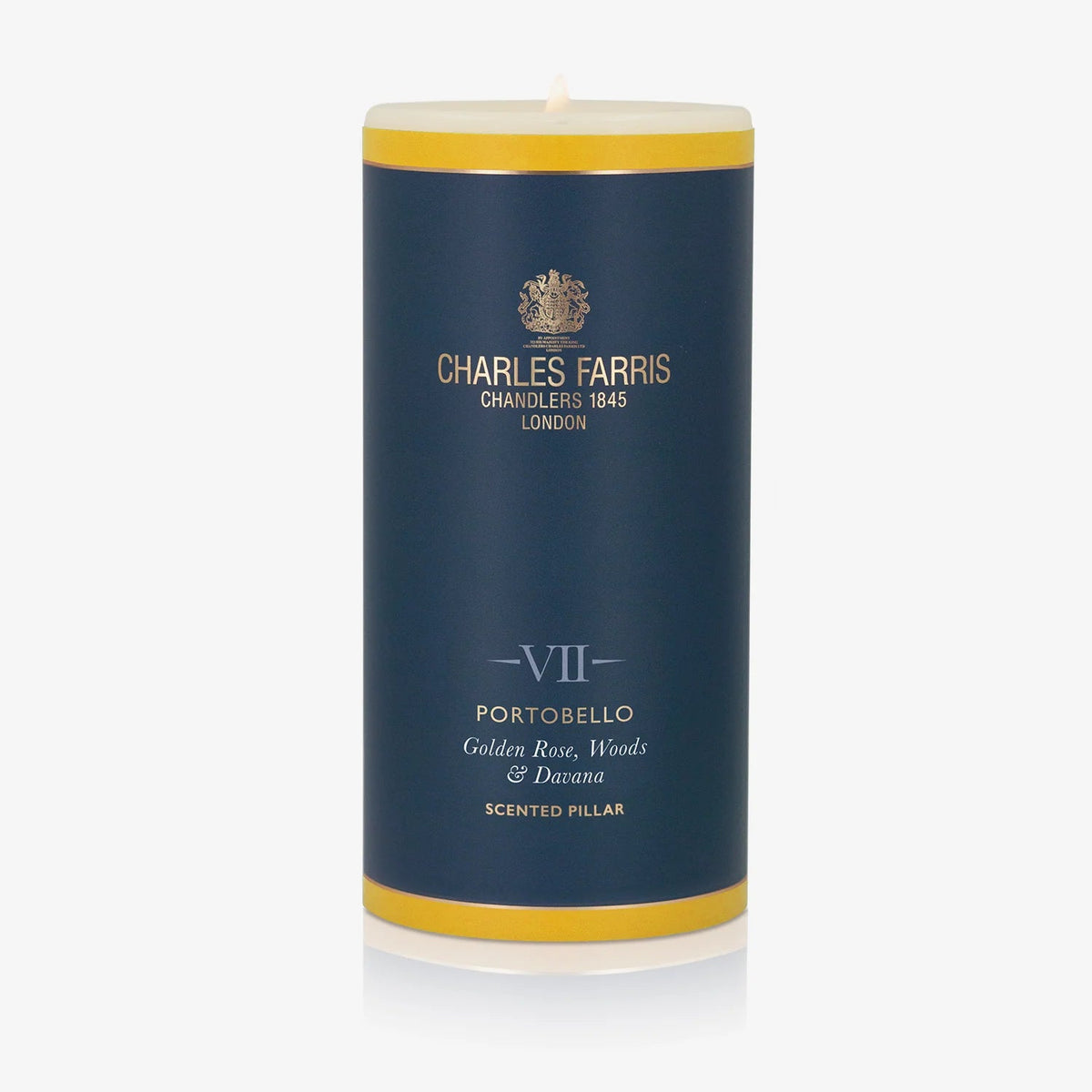 Charles Portobello Scented Pillar Candle - BARNBURY