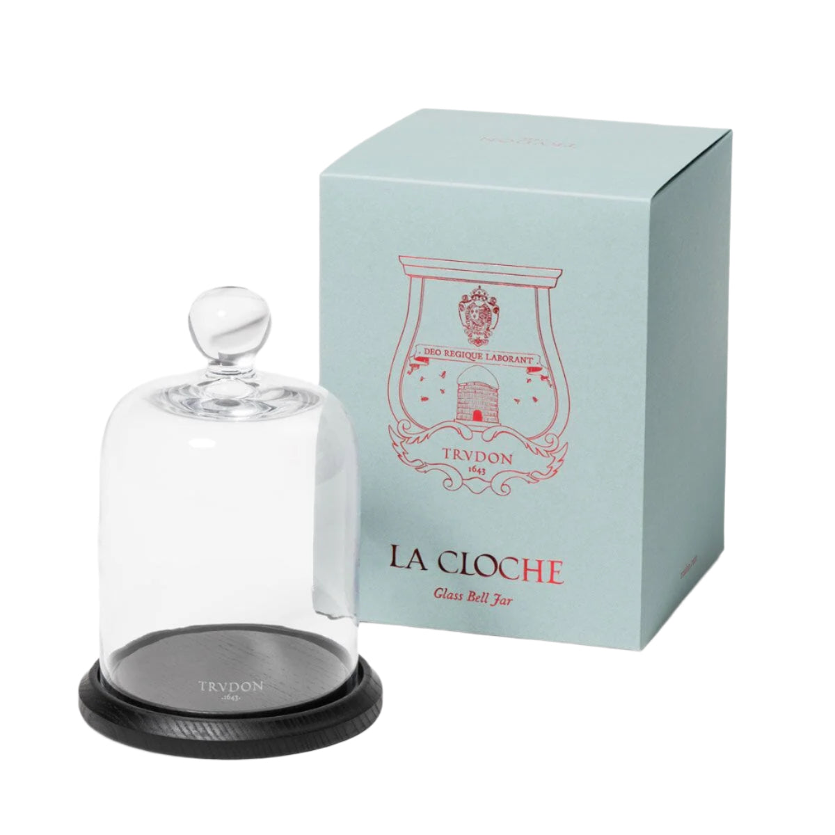 Trudon Glass Cloche & Base Candle Holder Cire Trudon 
