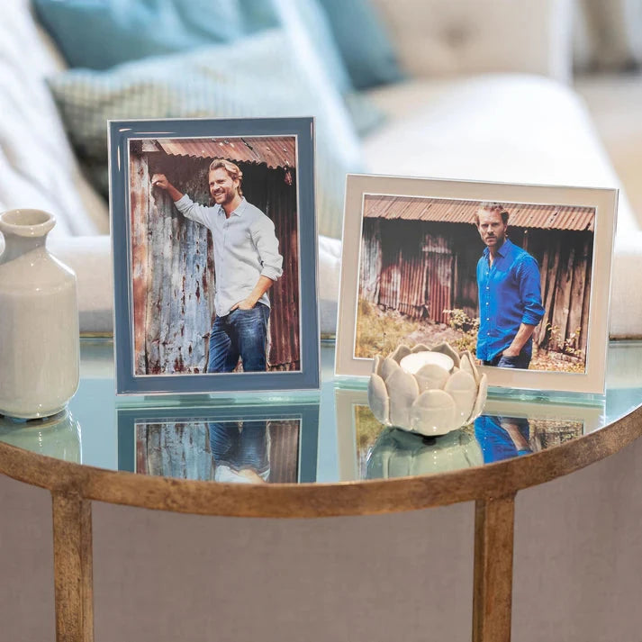 Denim Enamel Frame Photo Frame BARNBURY 