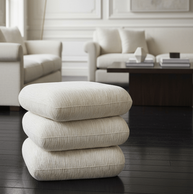 Greenwich Stool - Off White - BARNBURY
