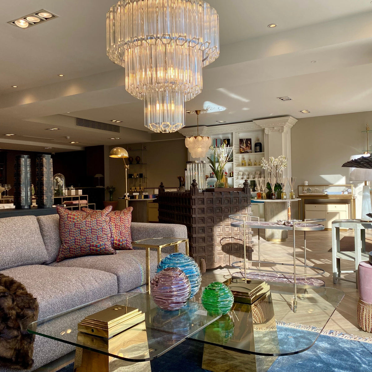 Hampton 5 Tier Chandelier Ceiling Light Barnbury 