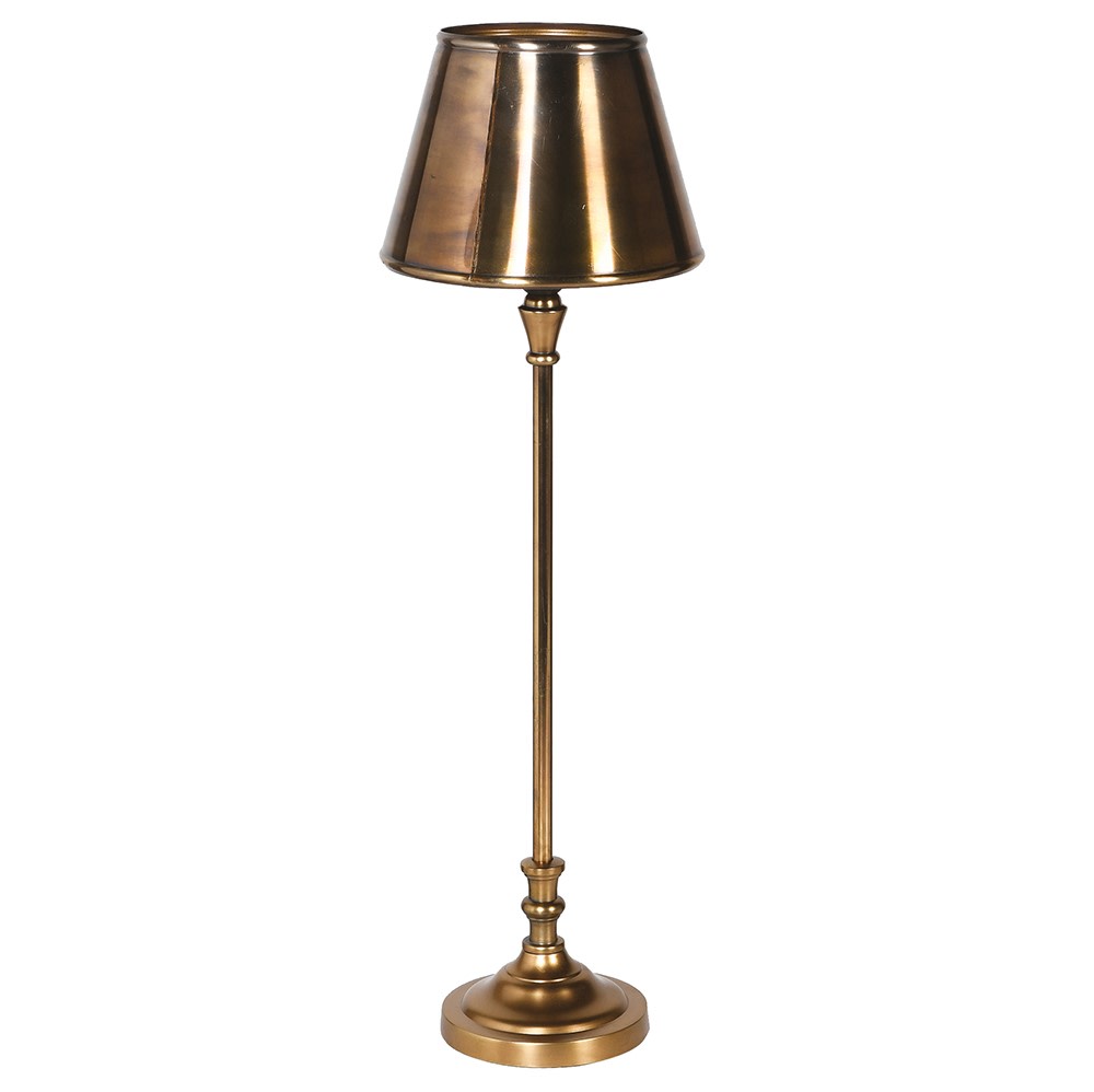 Hampton Aged Brass Table Lamp - BARNBURY