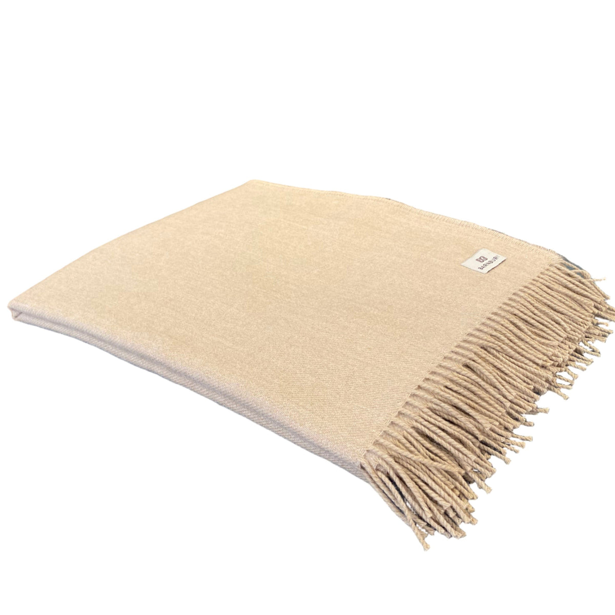 Hazelnut Alpaca &amp; Merino Throw Throws Barnbury 