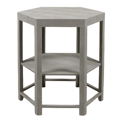 Vaughan Fairmont Shagreen Taupe Table Table Barnbury 
