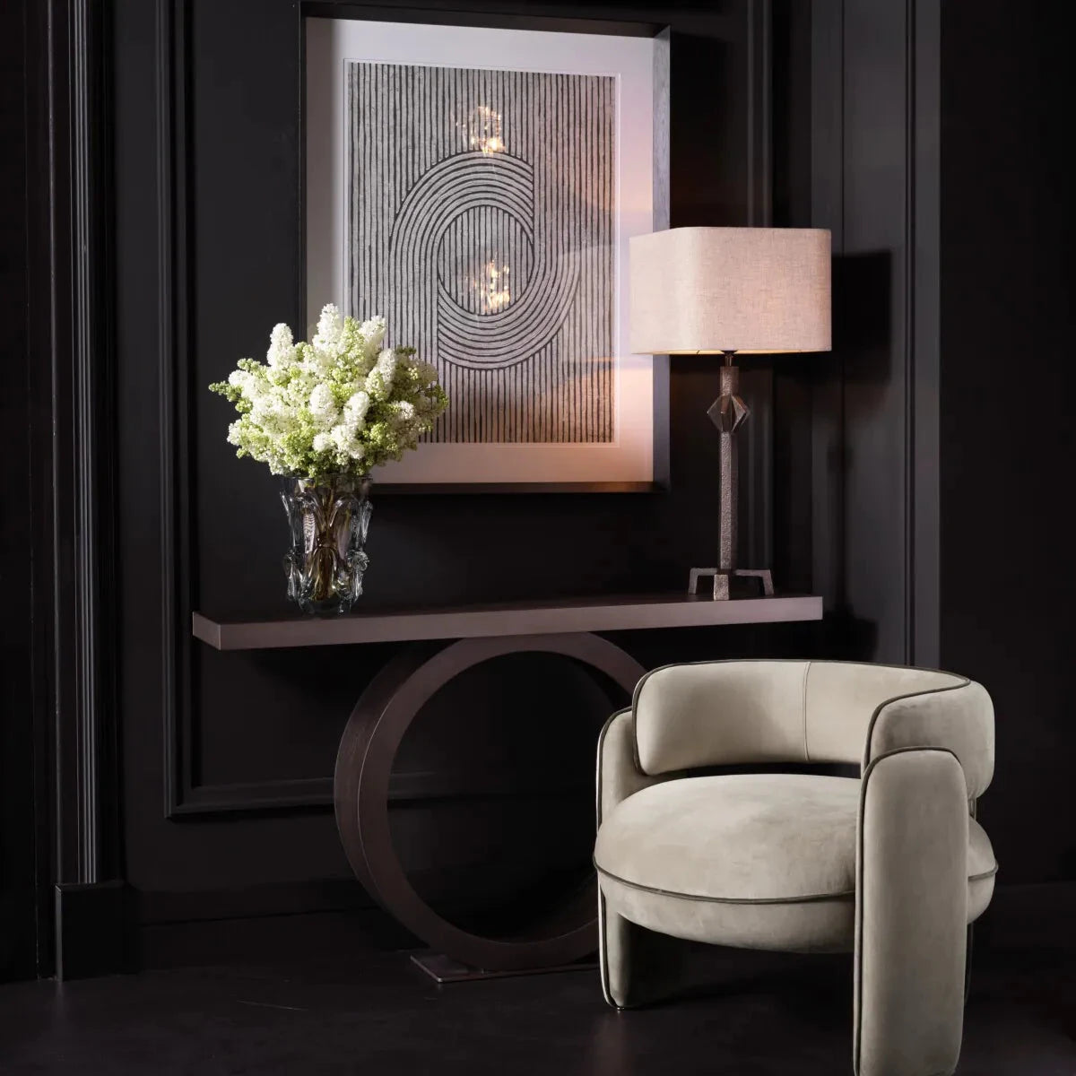 Large Clear Aila Vase Vases Eichholtz 